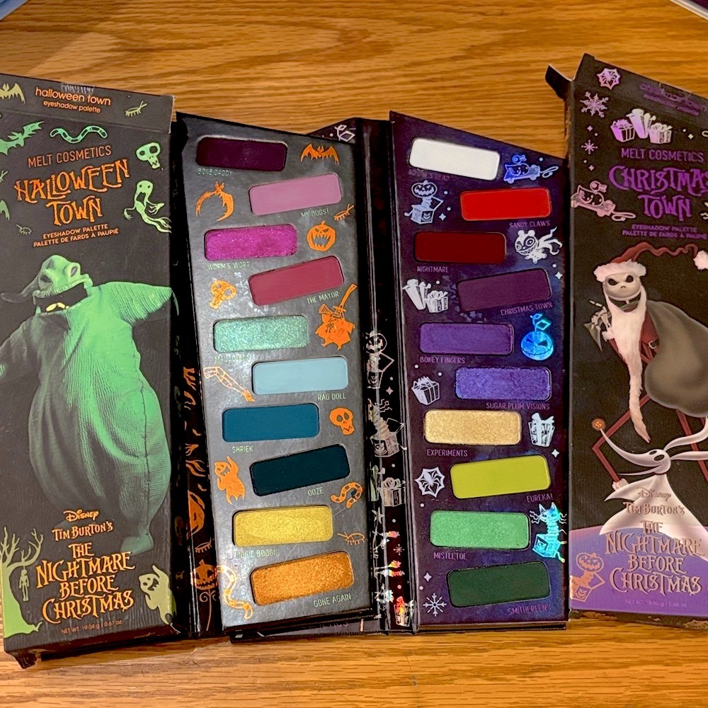 Melt Cosmetics Halloween Town & Christmas Town Eyeshadow Palette Set